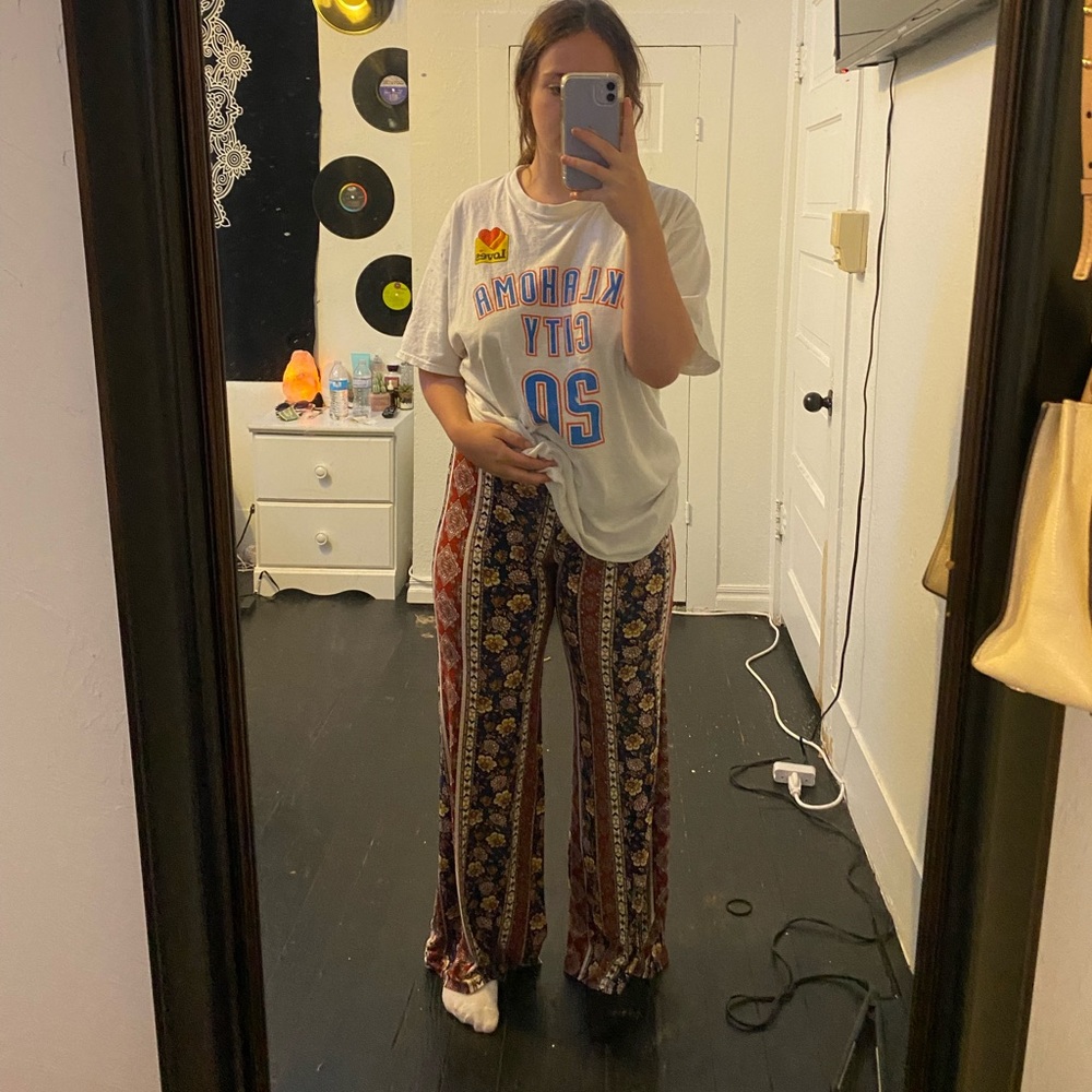 Flare pants from earthbound grey condition